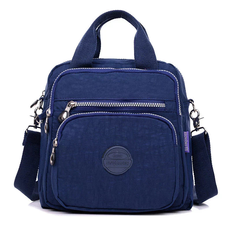 Vattentät ryggsäck i nylon | flerlagrad | elegant design