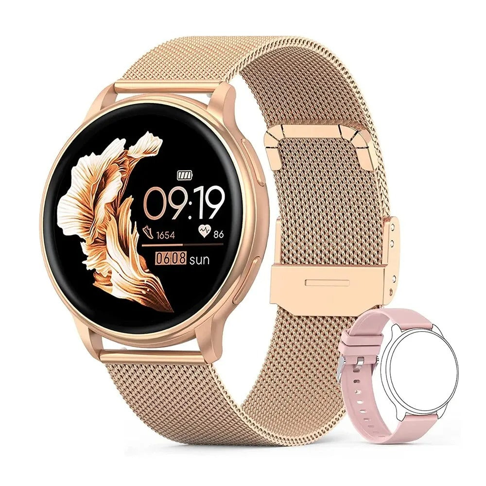 Smartwatch för kvinnor - Bluetooth | Pulsmätning | Elegant