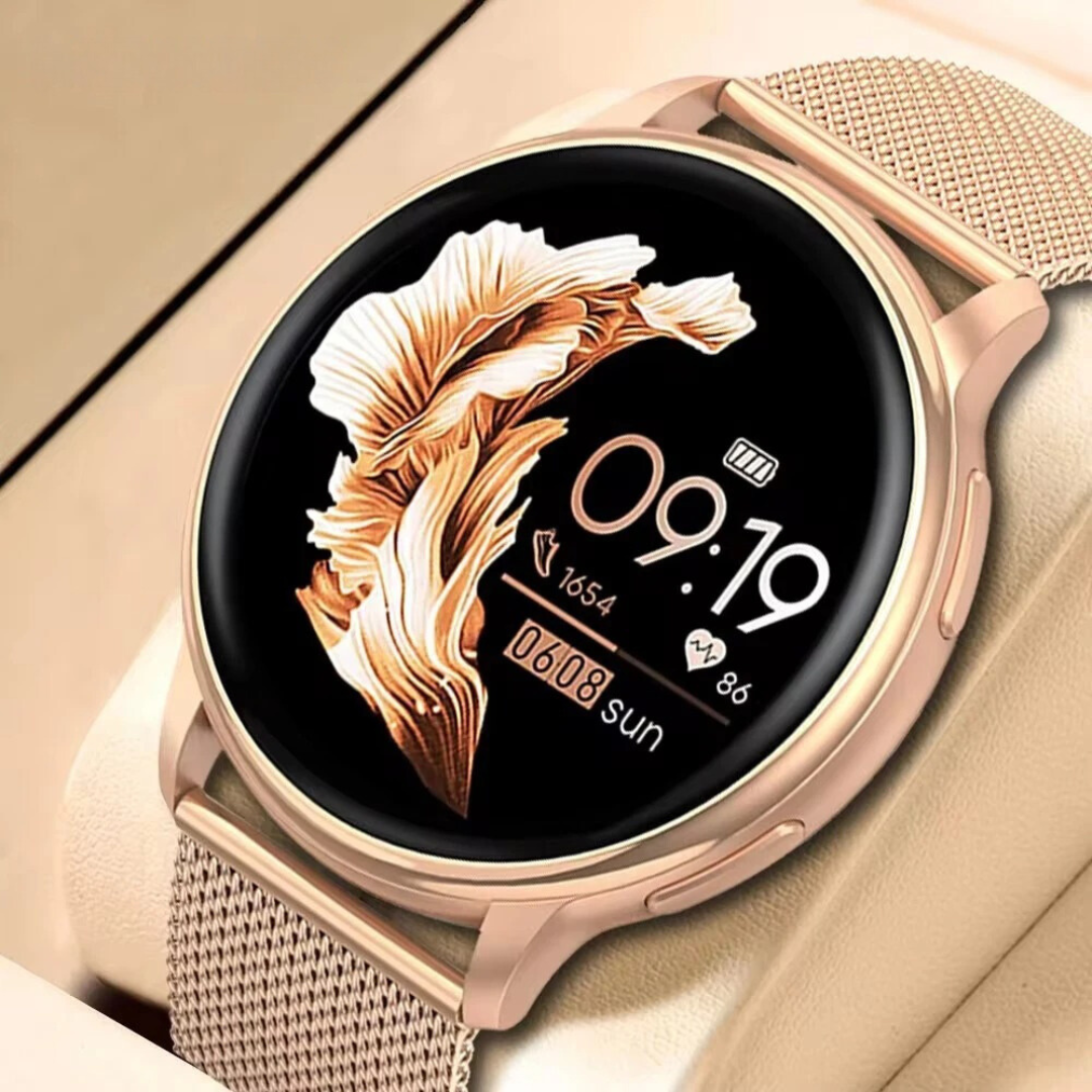 Smartwatch för kvinnor - Bluetooth | Pulsmätning | Elegant
