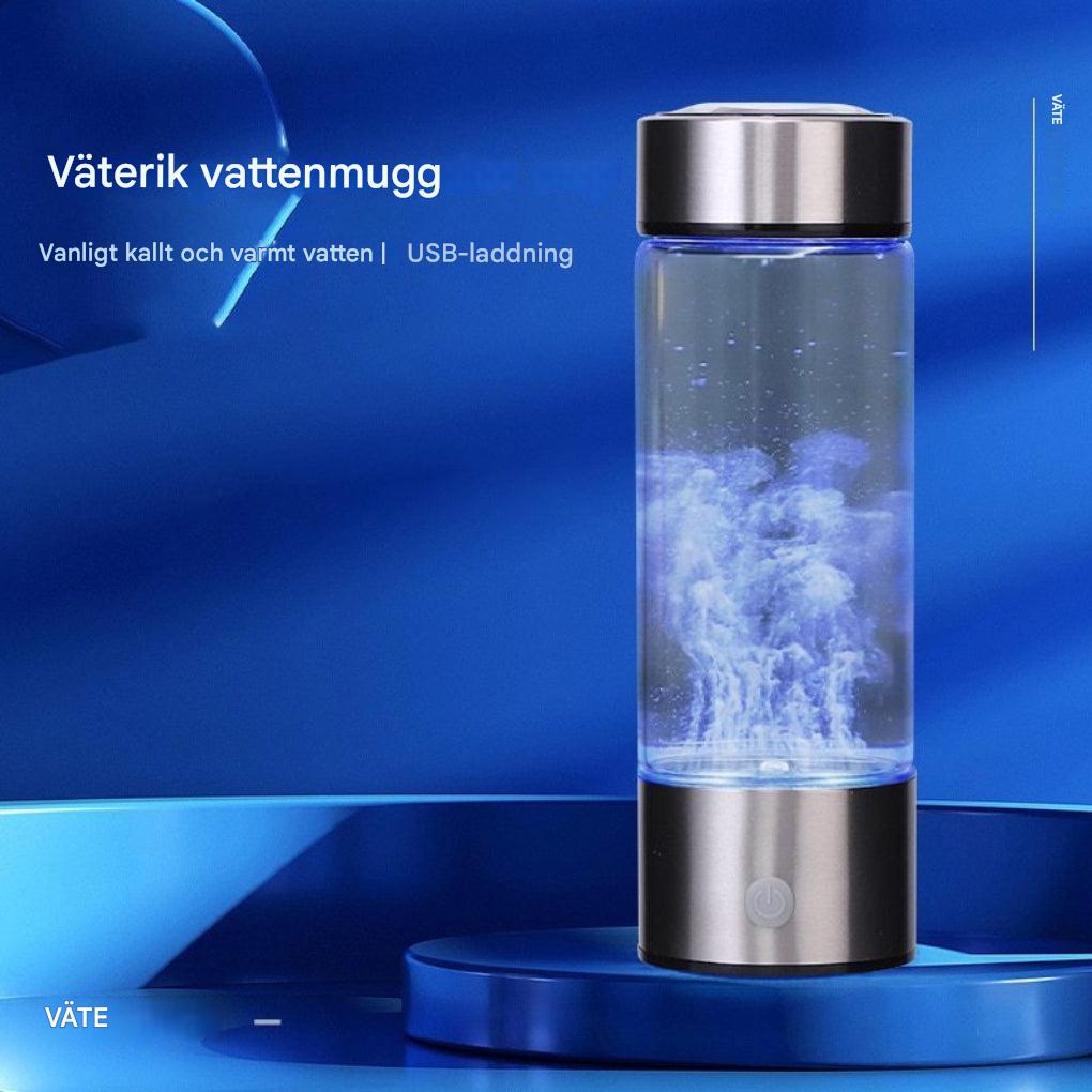 Bärbar vätgasvattengeneratorflaska