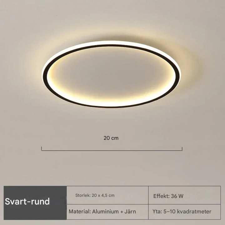 Nordic Round Taklampa