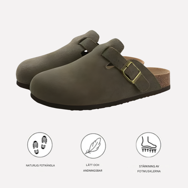 Unisex slip-on träskor