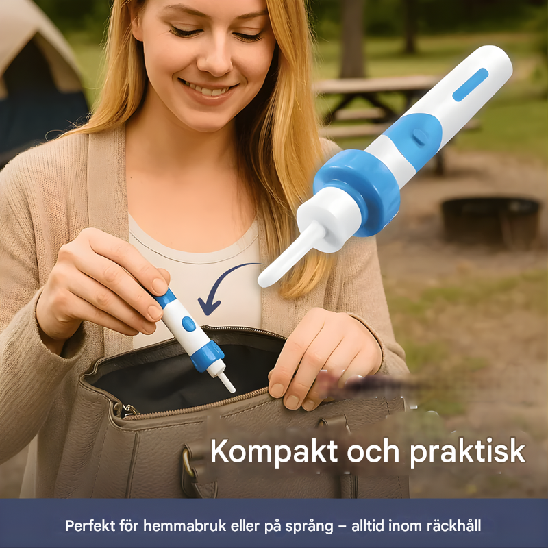 Öronrengörare med sugfunktion