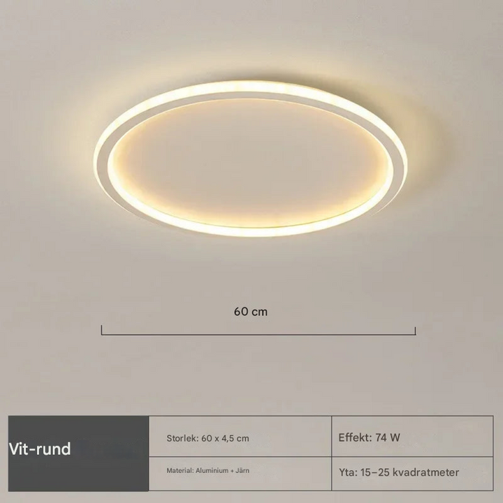 Nordic Round Taklampa