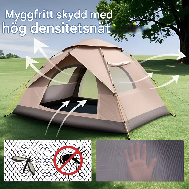 Udendørs automatisk hurtigmonteret campingtelt