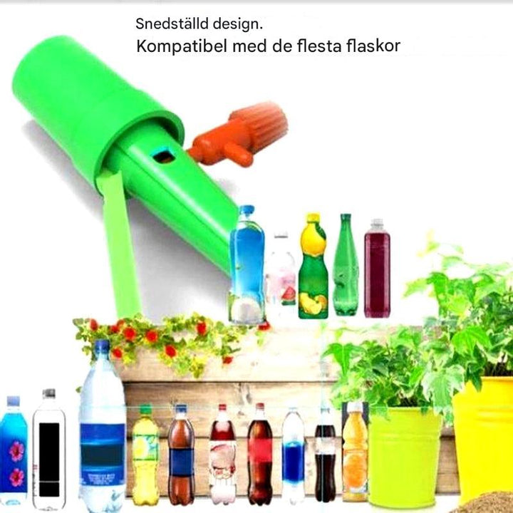 Automatiske vanningspiker for planter (12-pakning) – Justerbar strømning for hagen