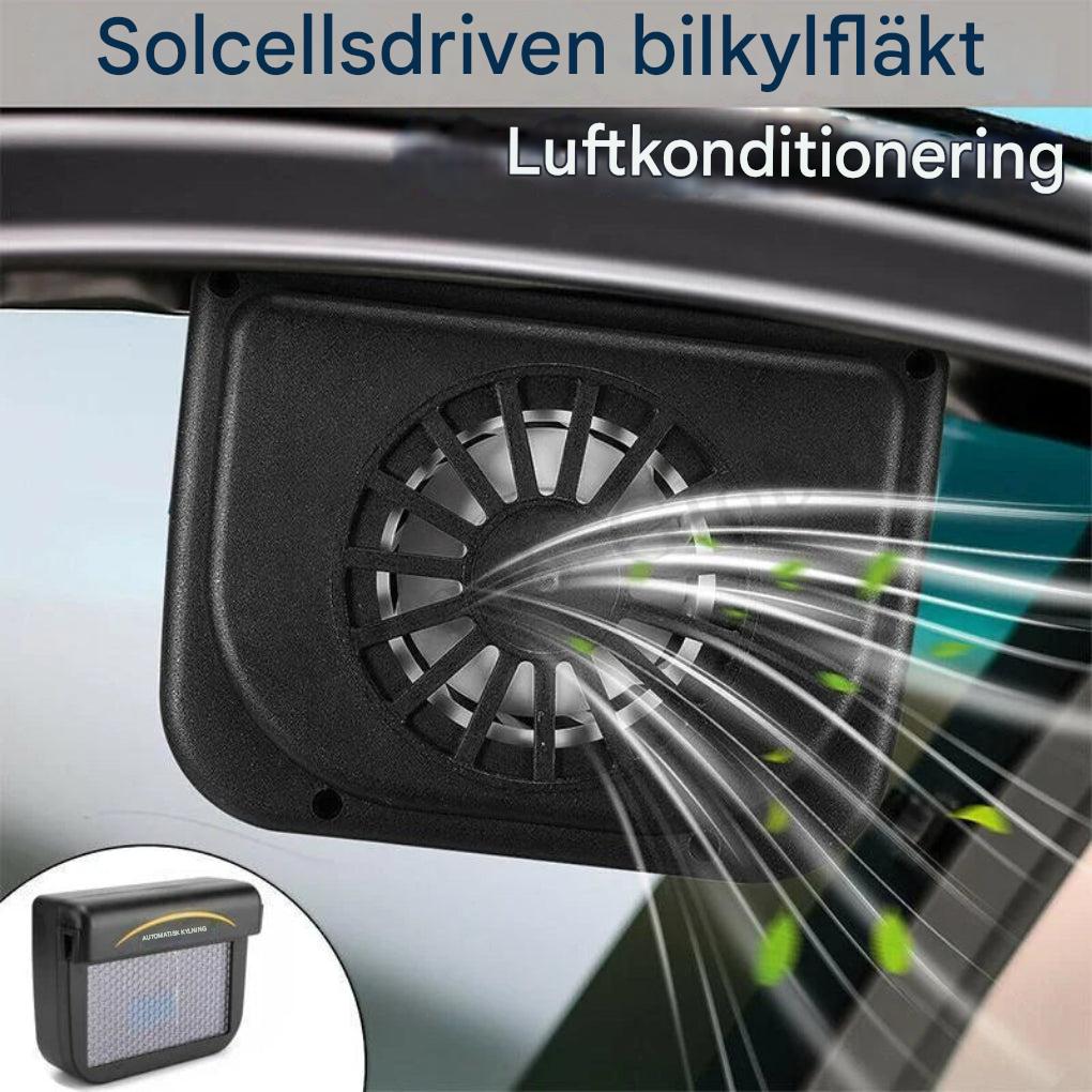 Soldrevet bilvinduesventilator