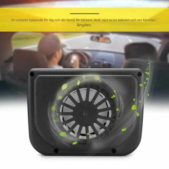 Soldrevet bilvinduesventilator