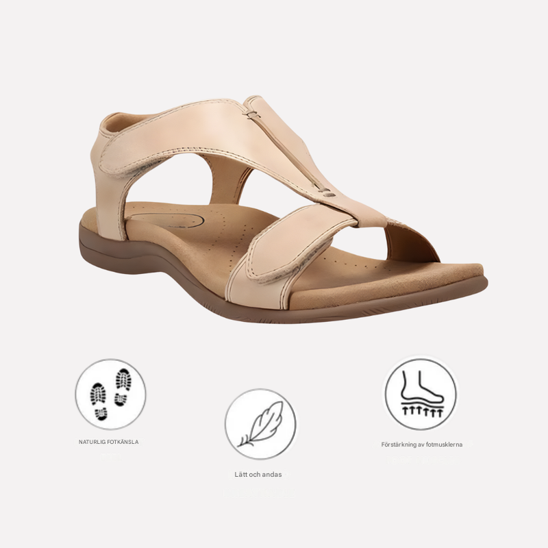 Ergonomiska sandaler för kvinnor
