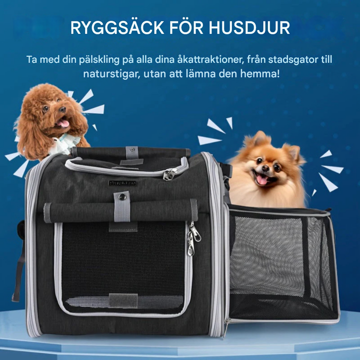 Expanderbar pyöräkori lemmikeille