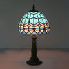 Bordslampa i glas Tiffany - Klassiska linjer i bly