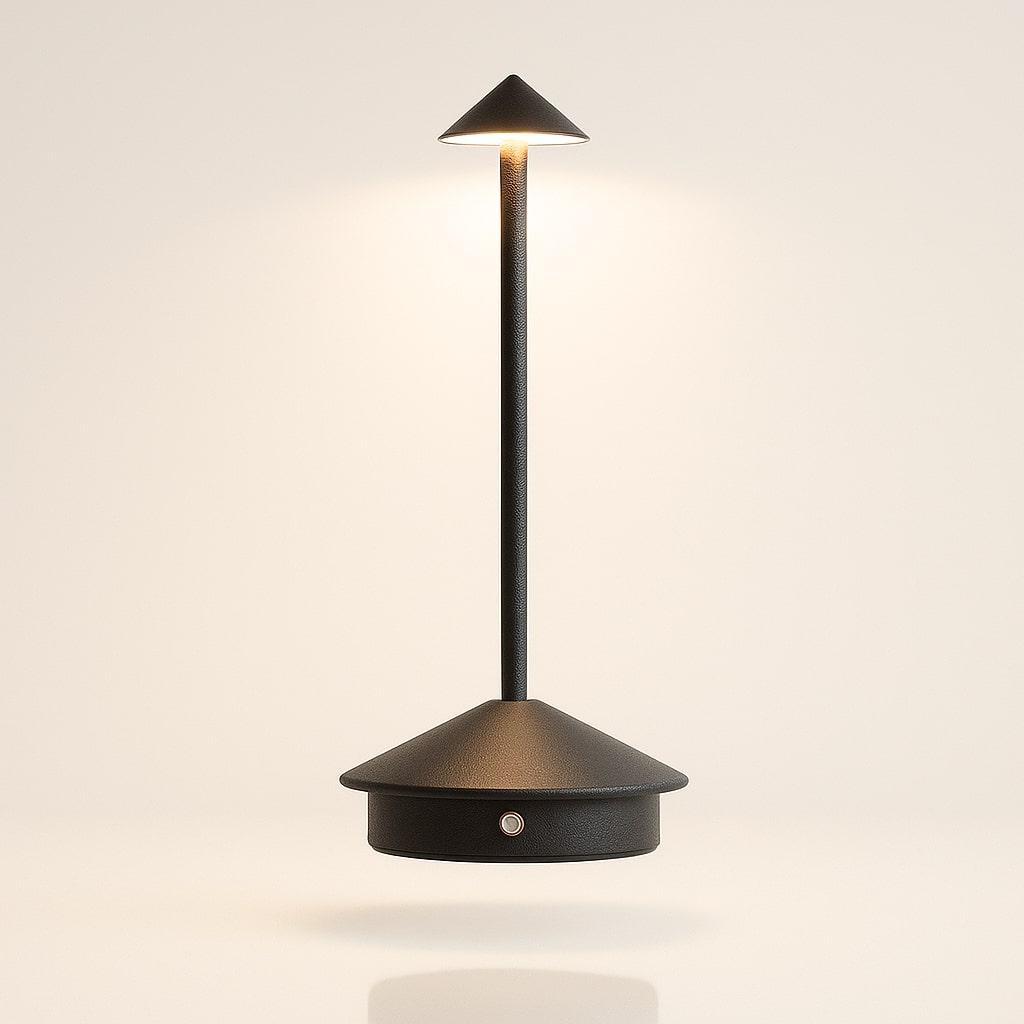 Batteridriven bordslampa | Sladdlös bordslampa | Dimbar touch-lampa | Lunelle