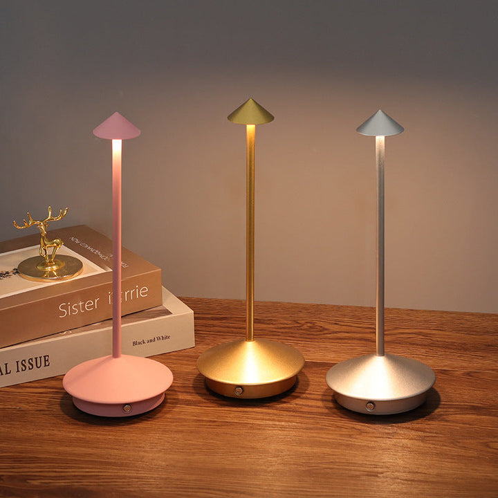 Batteridriven bordslampa | Sladdlös bordslampa | Dimbar touch-lampa | Lunelle