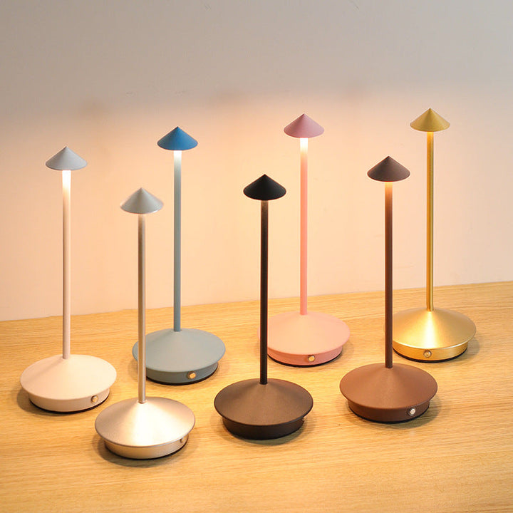 Batteridriven bordslampa | Sladdlös bordslampa | Dimbar touch-lampa | Lunelle