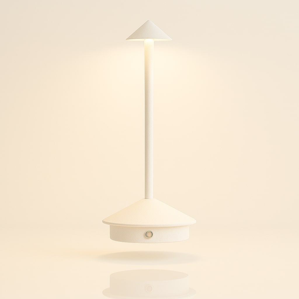 Batteridriven bordslampa | Sladdlös bordslampa | Dimbar touch-lampa | Lunelle