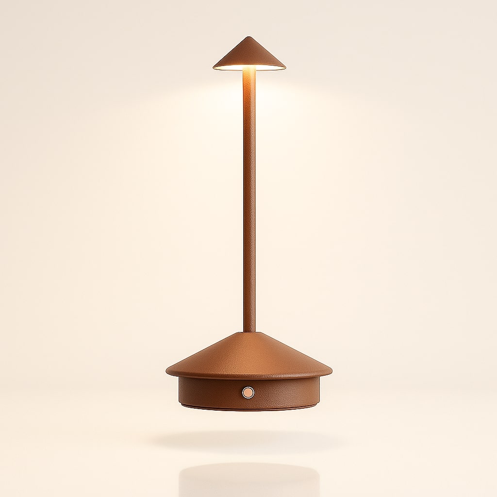 Batteridriven bordslampa | Sladdlös bordslampa | Dimbar touch-lampa | Lunelle