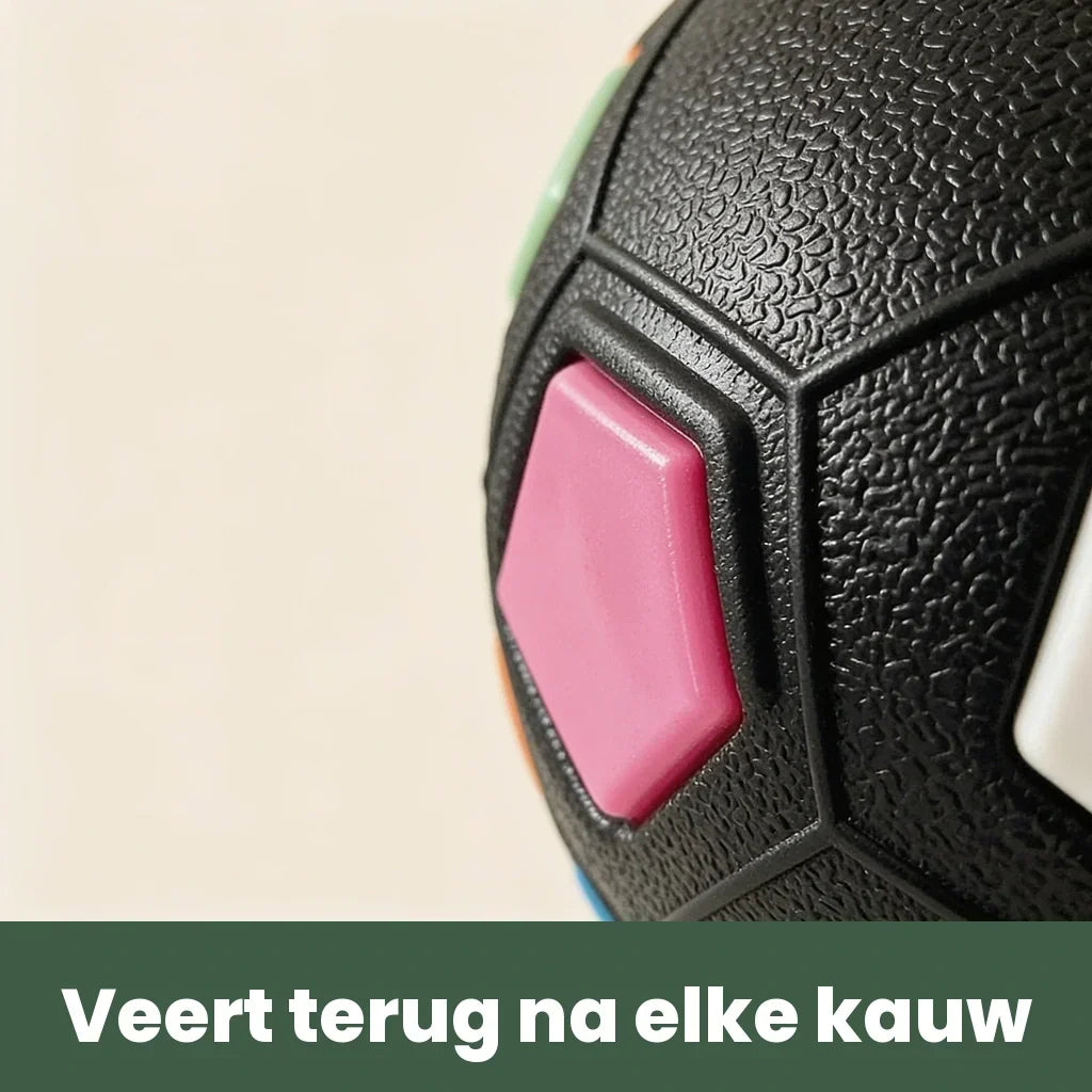 Oförstörbar hundboll för kraftiga tuggare