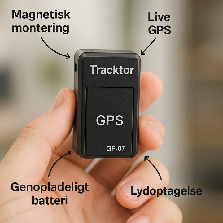 Tracktor | Mini GPS-tracker med ljud, magnet &amp; realtidsspårning