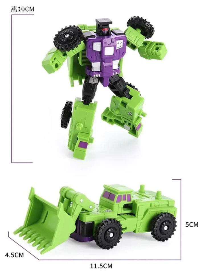 Transformerbar robotbil - Actionfigur 6-i-1