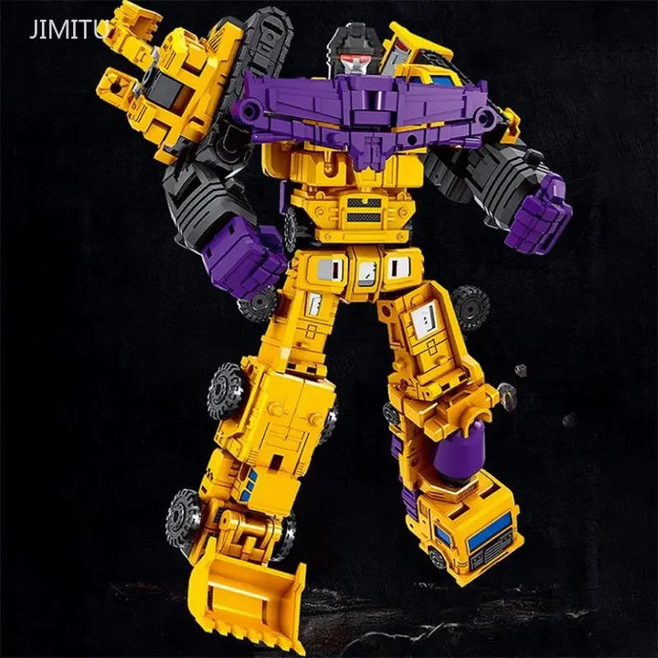 Transformerbar robotbil - Actionfigur 6-i-1