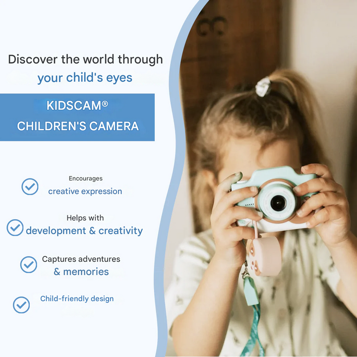Barnkamera med foto- och videoinspelning – Slittålig och lätt att använda