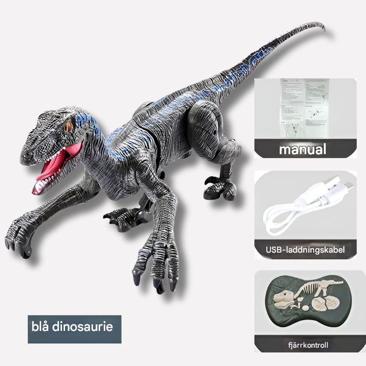 Dinosaurieleksak med fjernbetjening