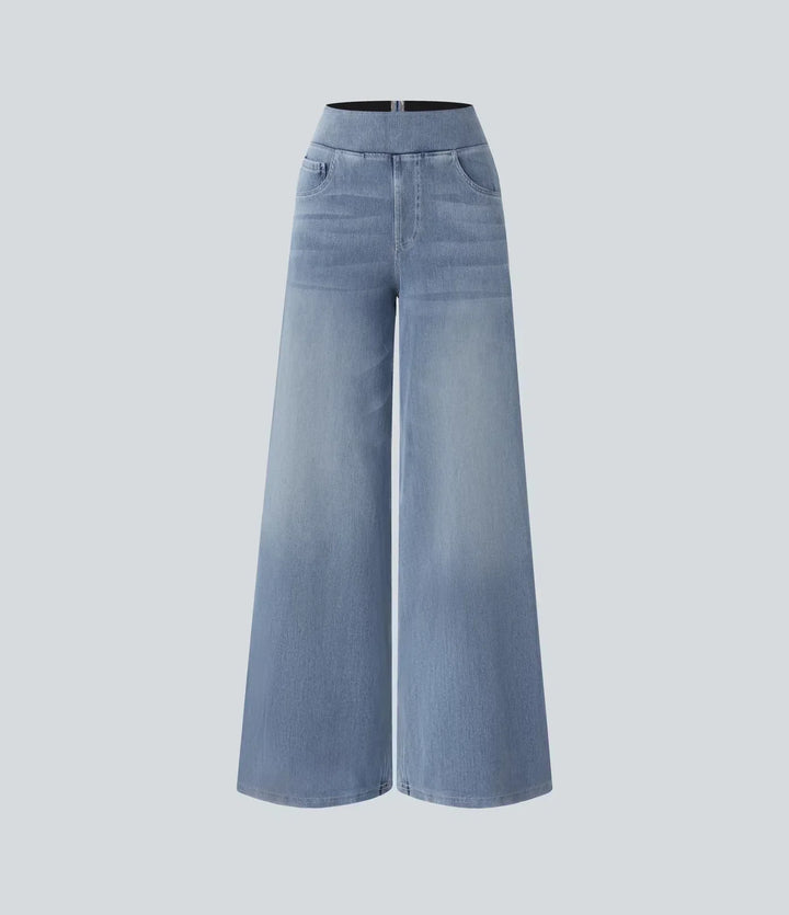 Högmidjade Byxor - Stretch & Komfort Hela Dagen