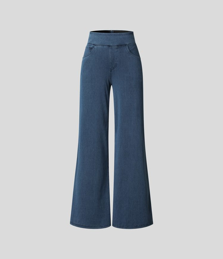 Högmidjade Byxor - Stretch & Komfort Hela Dagen