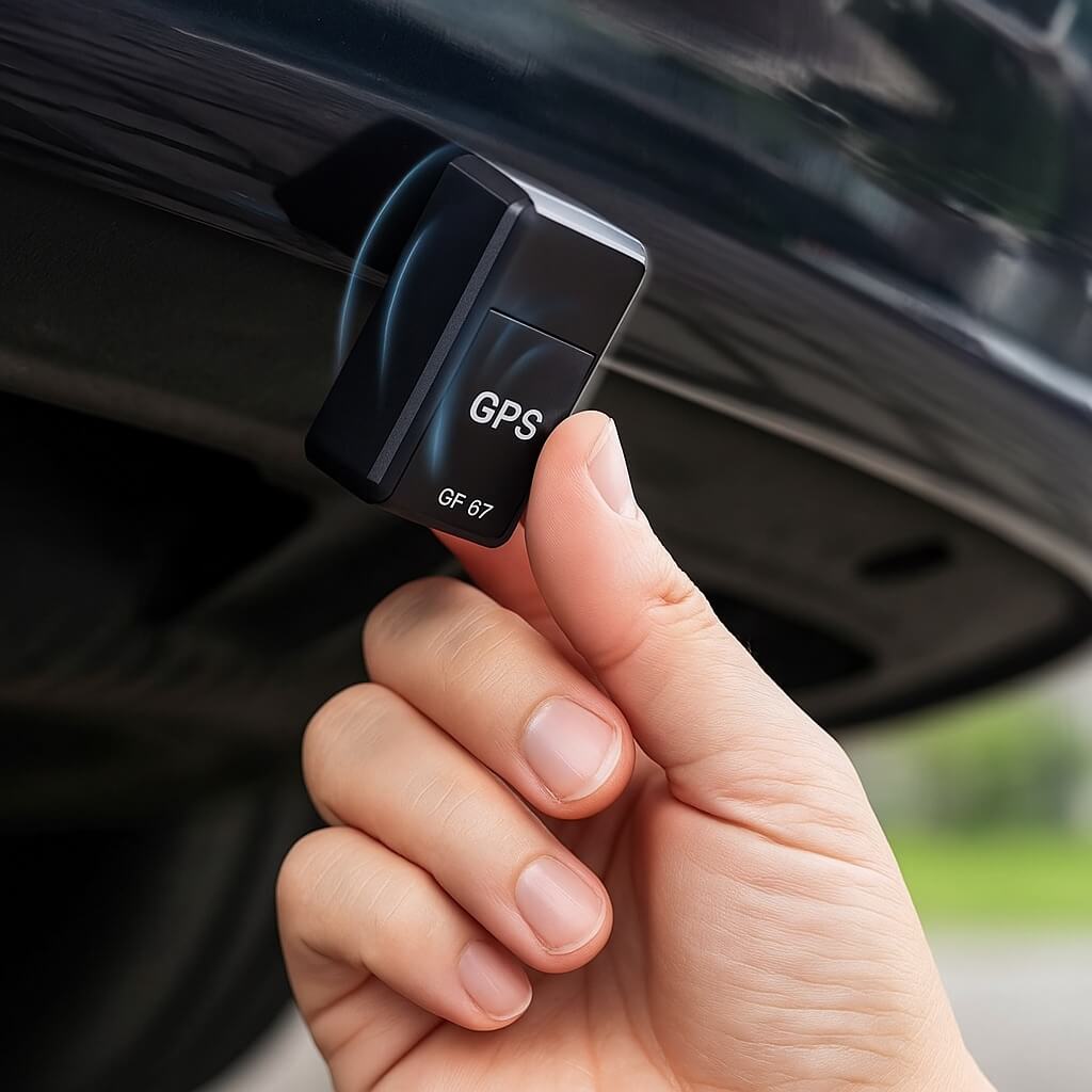 Ultrakompakt magnetisk GPS-spårare
