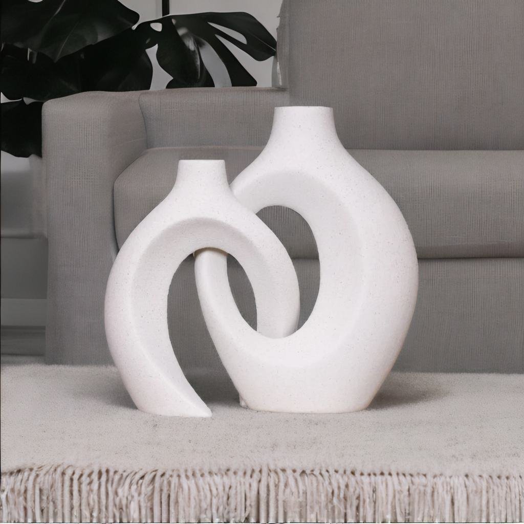 Gleora | Unik blomvas - flätad design