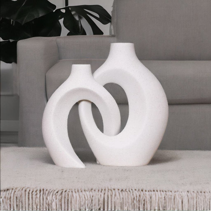Gleora | Unik blomvas - flätad design