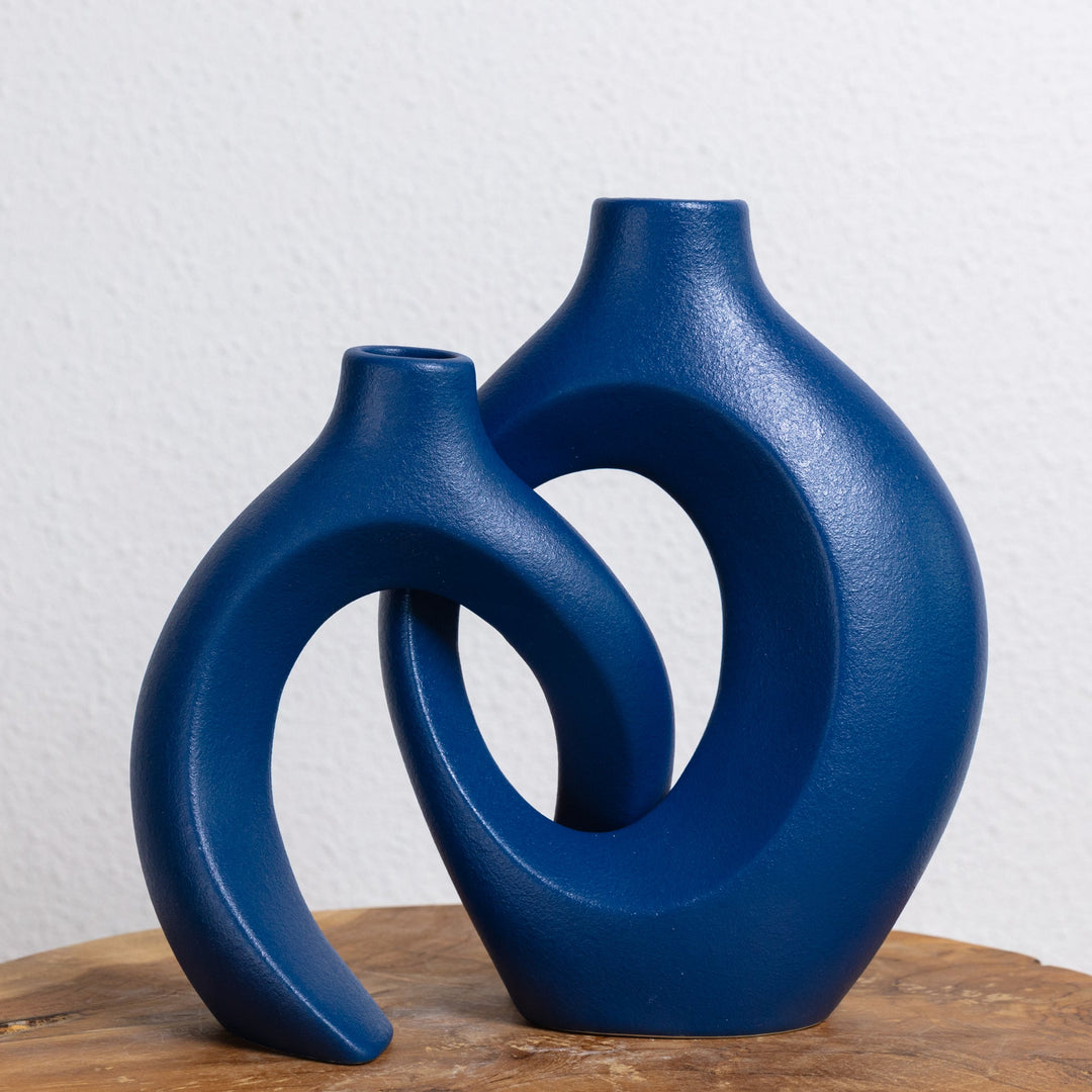 Gleora | Unik blomvas - flätad design