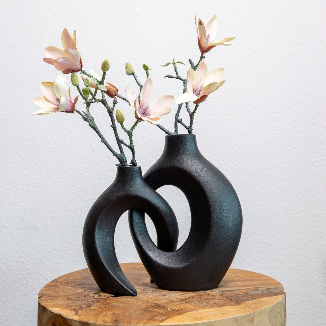 Gleora | Unik blomvas - flätad design