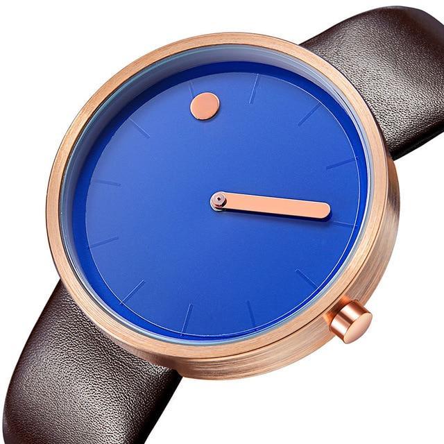 IcoolGadgets Klocka Kvarts Herr Lyx Fritid Svart Klocka Japanskt Kvartsur Modeklocka Designer Enkel Herr