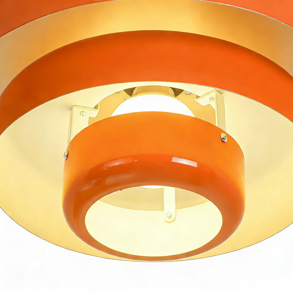 Vanesly Bauhaus Rund Taklampa i Tre Nivåer Macaron