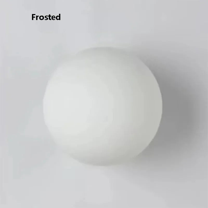 Vägglampa i frostat glas