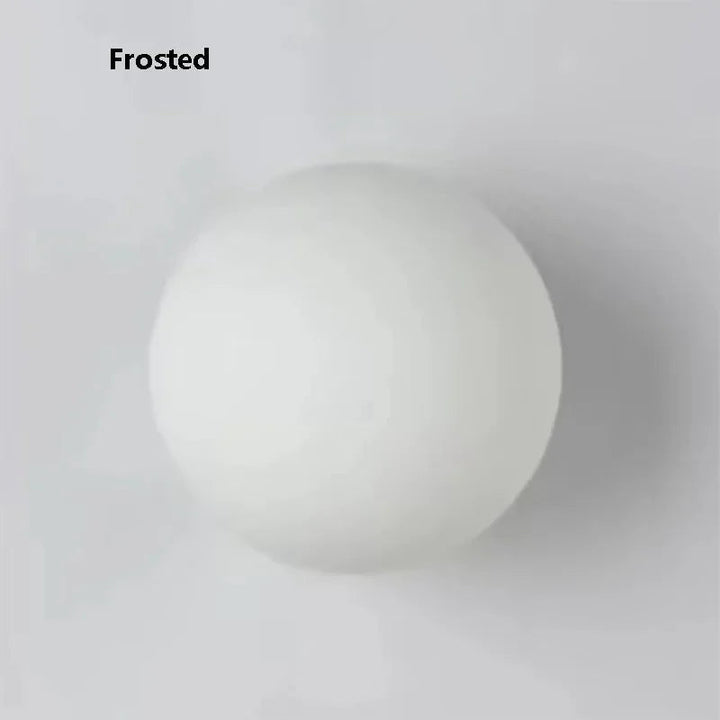 Vägglampa i frostat glas