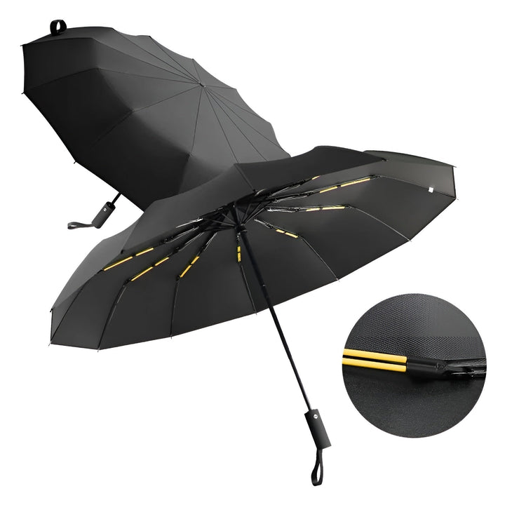 Hållbart paraply med UV-skydd – StormShield