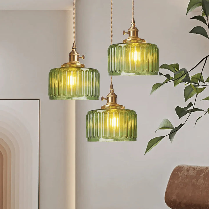 Ottilia Elegantie Hänglampa - Chic Justerbar Vintageglas