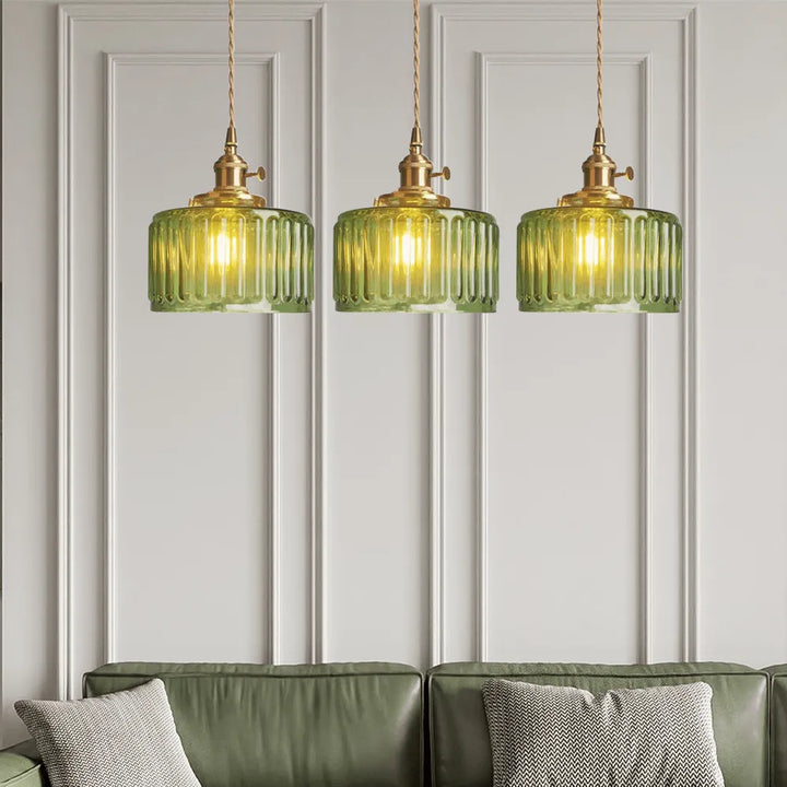 Ottilia Elegantie Hänglampa - Chic Justerbar Vintageglas
