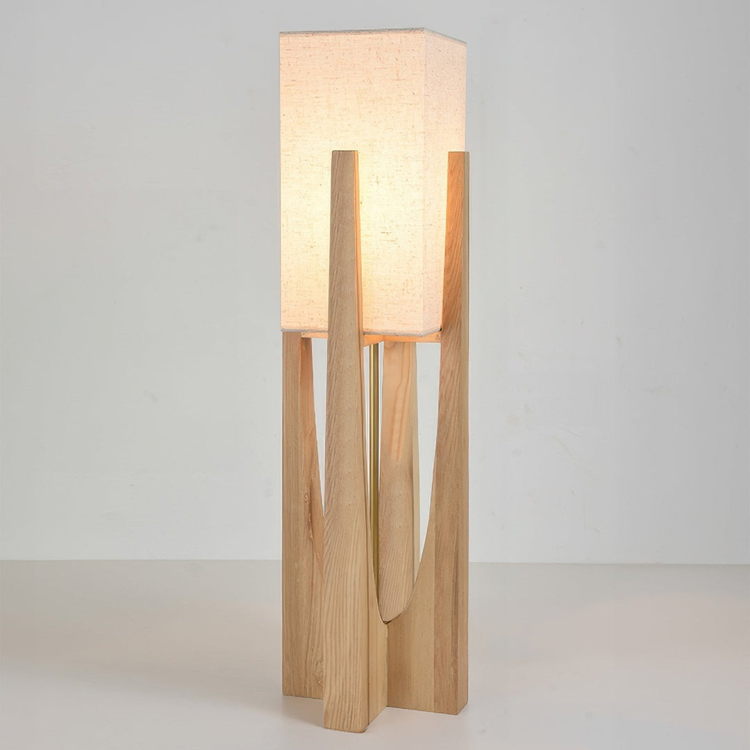 NaraLume Golvlampa i Valnöt | Minimalistisk och Mysig