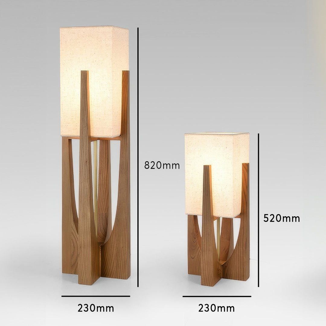 NaraLume Golvlampa i Valnöt | Minimalistisk och Mysig
