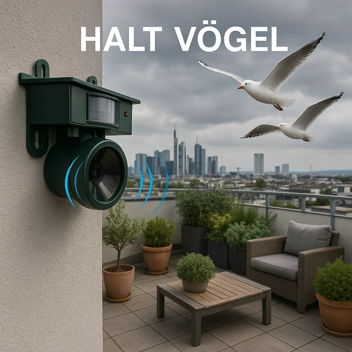 Håll fåglar borta från balkong och trädgård | Fågelavvisare | VogelBlock