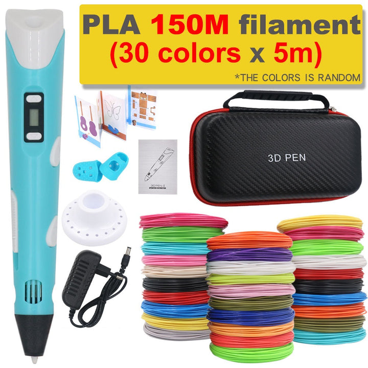 3D-skrivarpenna gör-det-själv med 200 m PLA-filament - present till barn