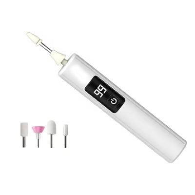 Elektrisk precisionsnagelfil med LED och digital display
