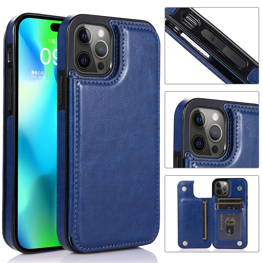 LeatherGuard | Elegant läderfodral med kortfack och magnetstängning | Vanero