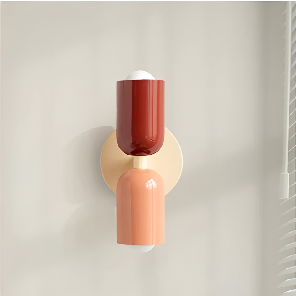 Dubbelsidig LED-Väggljuslampa i Nordisk Design - Modern Belysning för Hemmet