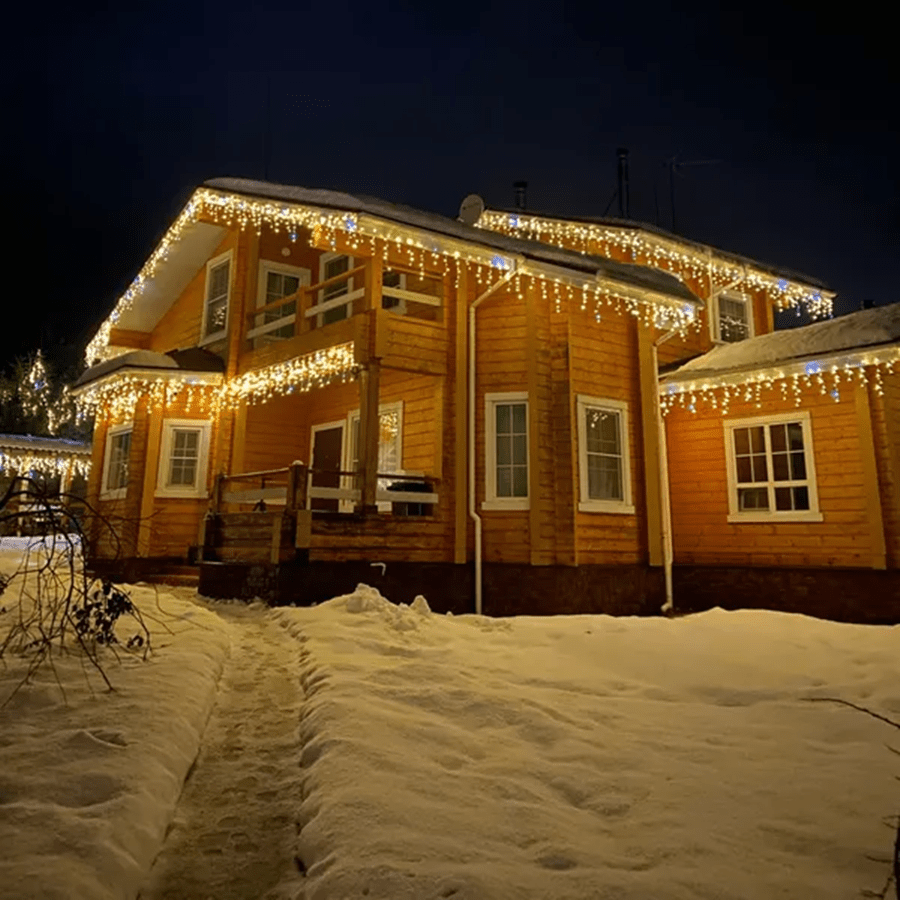 GlowCurtain ulkovalaistus (Ei mukana pistoketta)