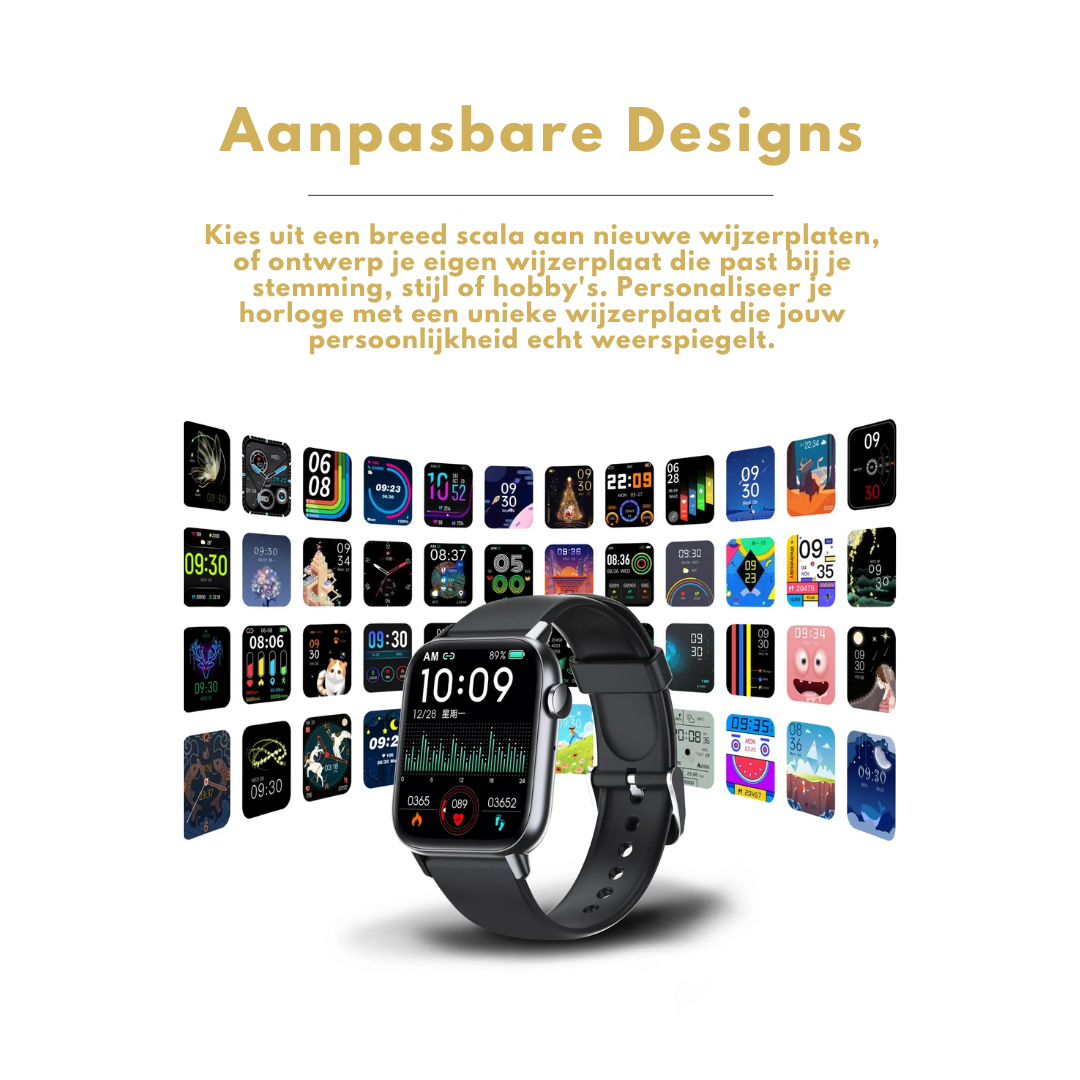 WellnessPro Smartwatch - Hälsa | Vattentät