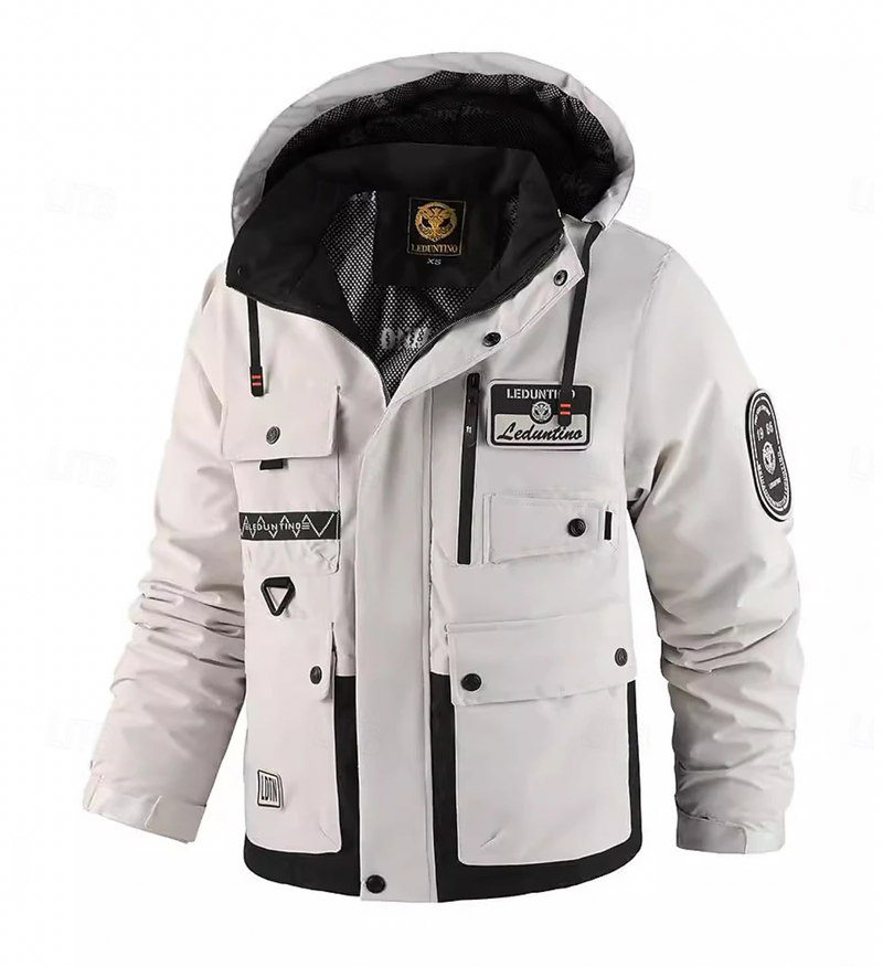 Vattentät parkas för herr | Elegant skydd